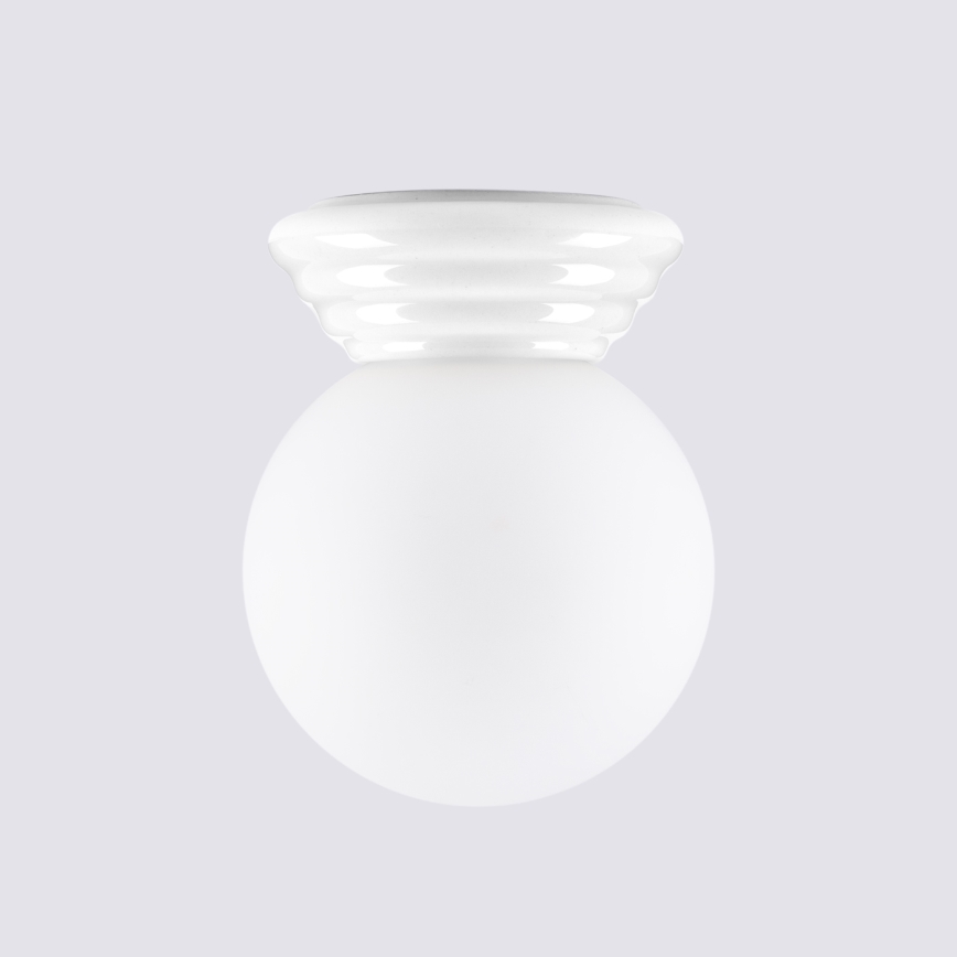 Plafonnier de salle de bains ZORI 1xG9/8W/230V Ø 12 cm IP44 blanc