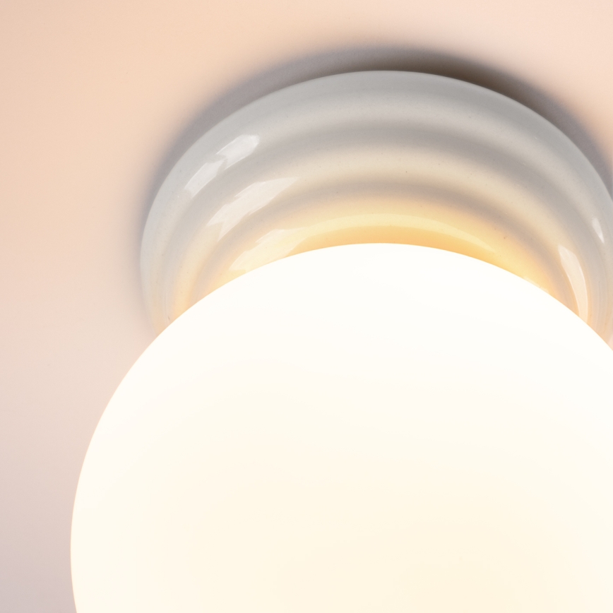 Plafondlamp ZORI voor de badkamer — 1x G9, 8 W, 230 V, Ø 12 cm, IP44, wit