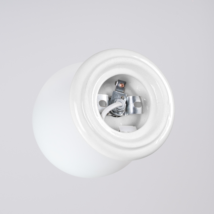 Plafondlamp ZORI voor de badkamer — 1x G9, 8 W, 230 V, Ø 12 cm, IP44, wit