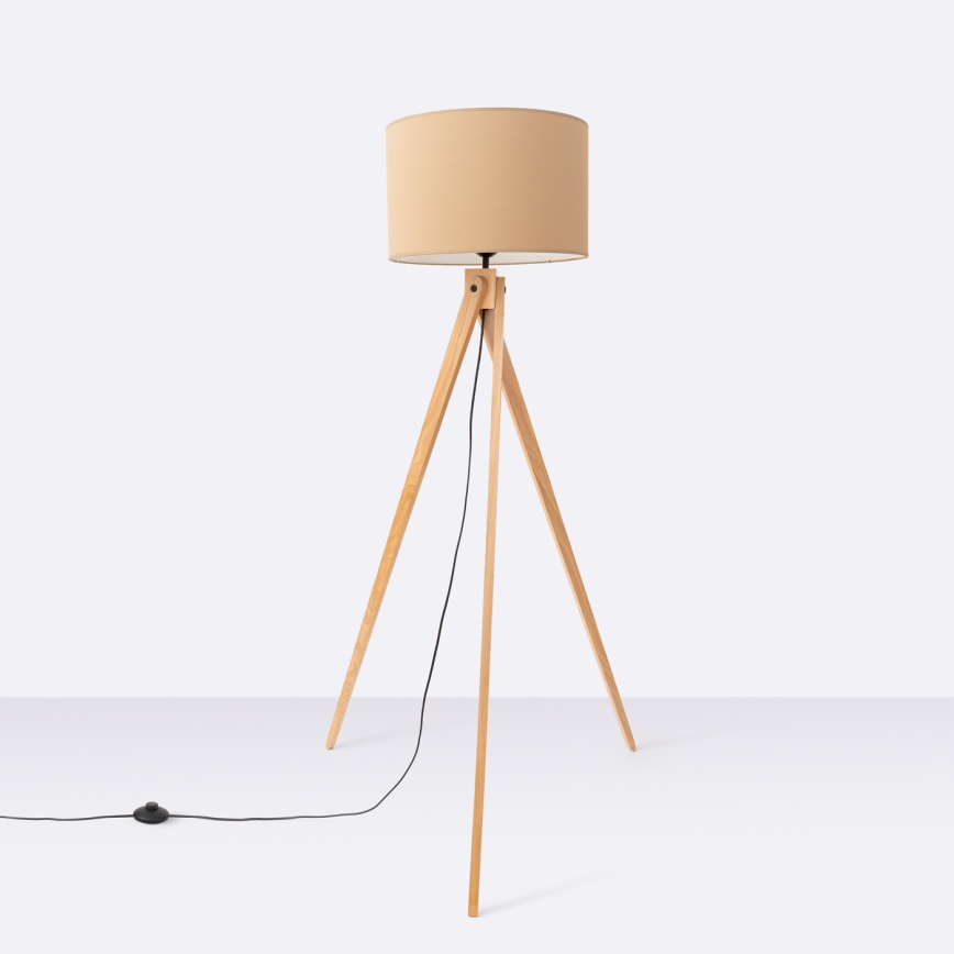 Lampadaire NATT 1xE27/15W/230V taupe