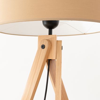 Lampadaire NATT 1xE27/15W/230V taupe