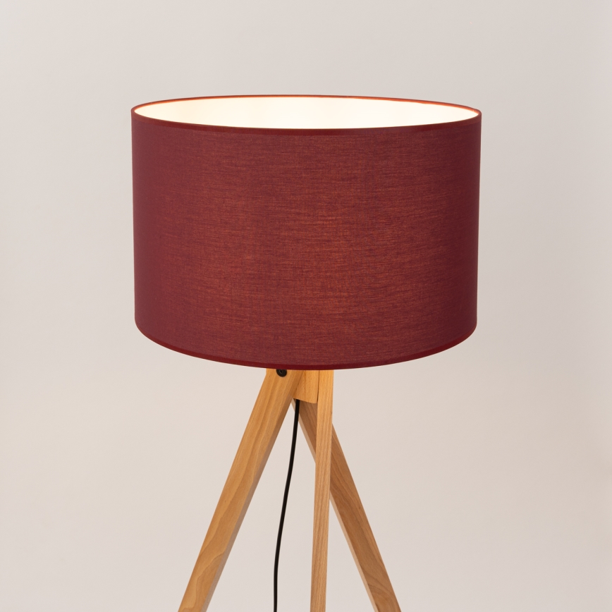 Lampadaire NATT 1xE27/15W/230V rouge