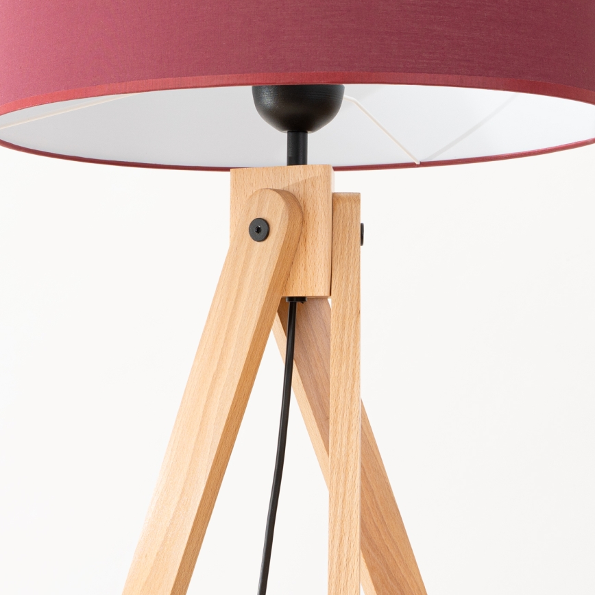 Vloerlamp NATT 1xE27/15W/230V rood