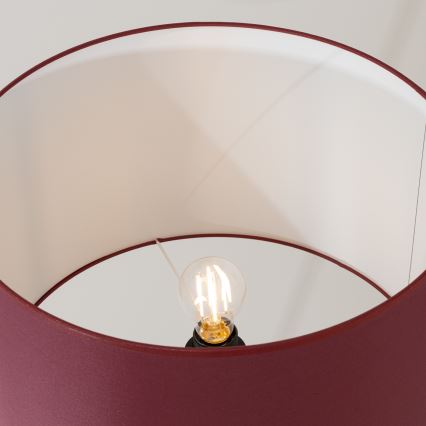 Vloerlamp NATT 1xE27/15W/230V rood
