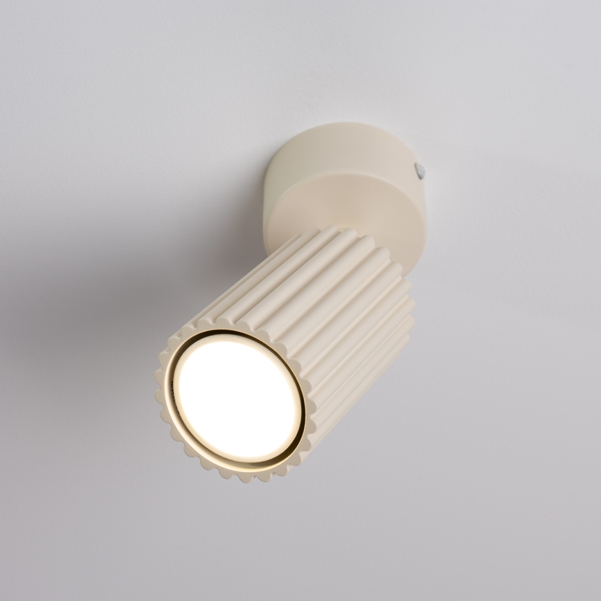 Spotlamp KARBON 1xGU10/10W/230V crème