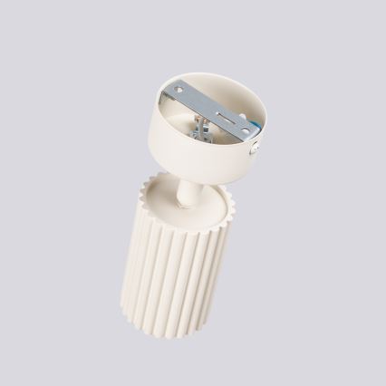 Spotlamp KARBON 1xGU10/10W/230V crème