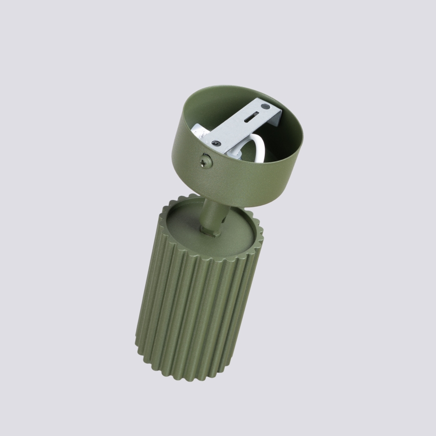 Opbouwspot KARBON 1xGU10/10W/230V groen