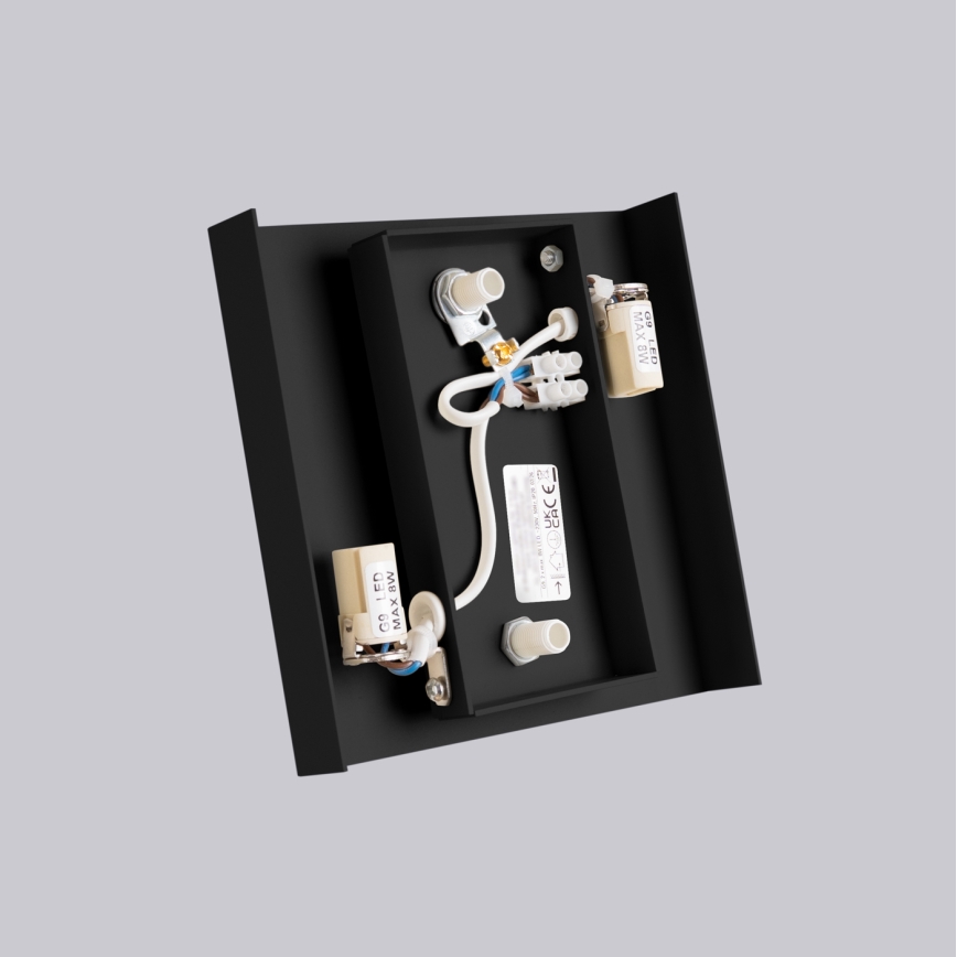 Applique murale VANTA 2xG9/8W/230V noire