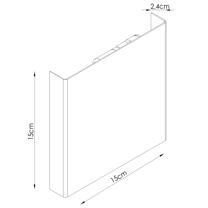 Applique murale VANTA 2xG9/8W/230V noire