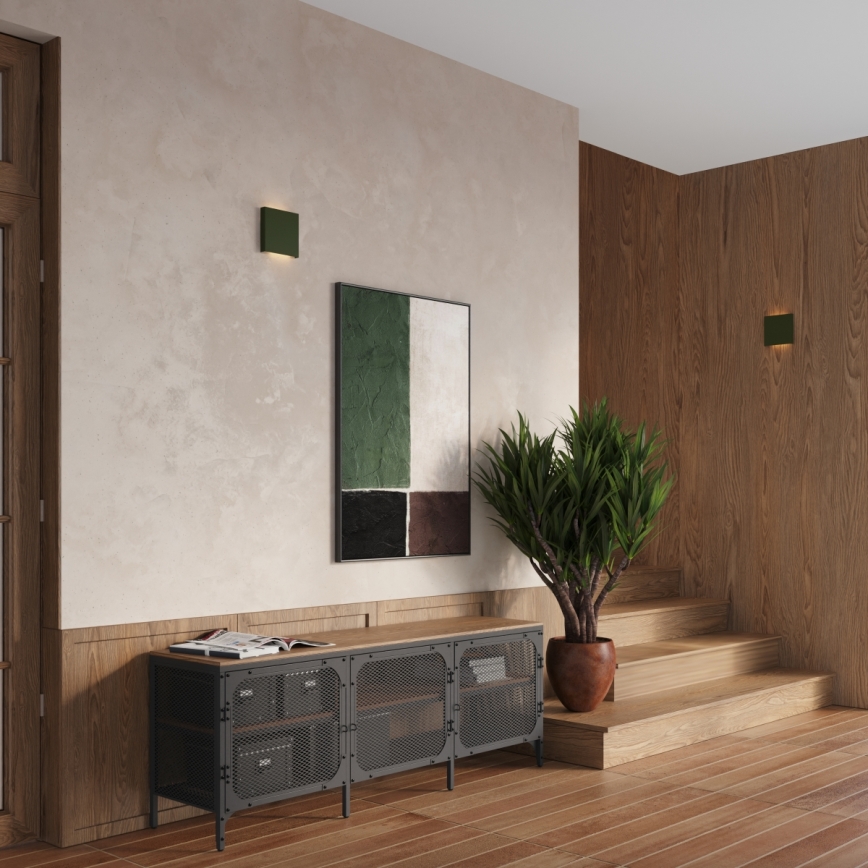 Applique murale VANTA 2xG9/8W/230V verte