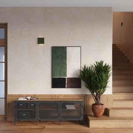 Wandlamp VANTA 2xG9/8W/230V groen