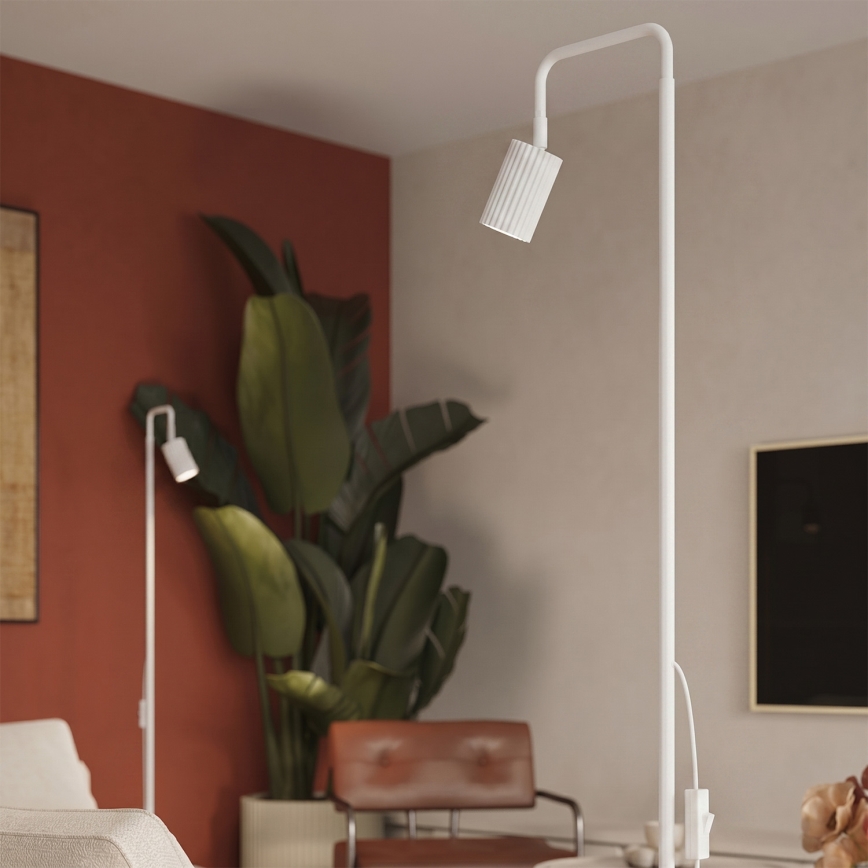 Vloerlamp KARBON 1xGU10/10W/230V wit