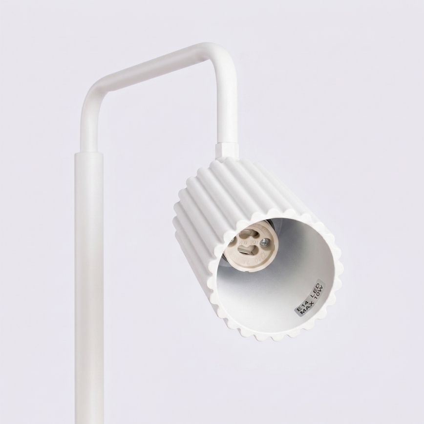 Vloerlamp KARBON 1xGU10/10W/230V wit