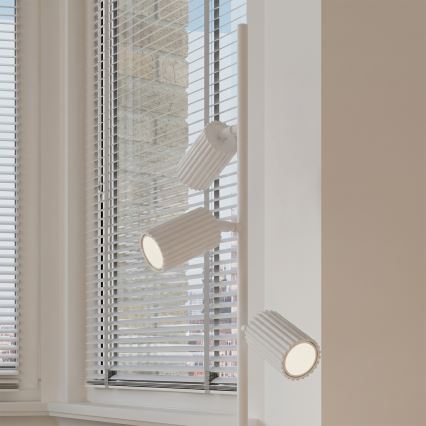 Witte vloerlamp KARBON 3xGU10/10W/230V