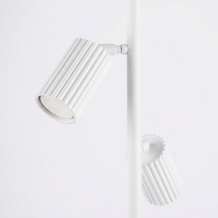 Witte vloerlamp KARBON 3xGU10/10W/230V