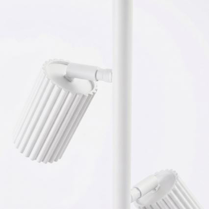 Witte vloerlamp KARBON 3xGU10/10W/230V