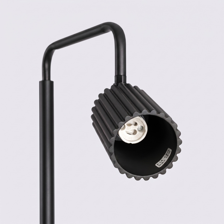 Lampe sur pied KARBON 1xGU10/10W/230V noire