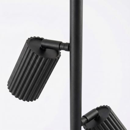 Vloerlamp KARBON 3xGU10/10W/230V zwart
