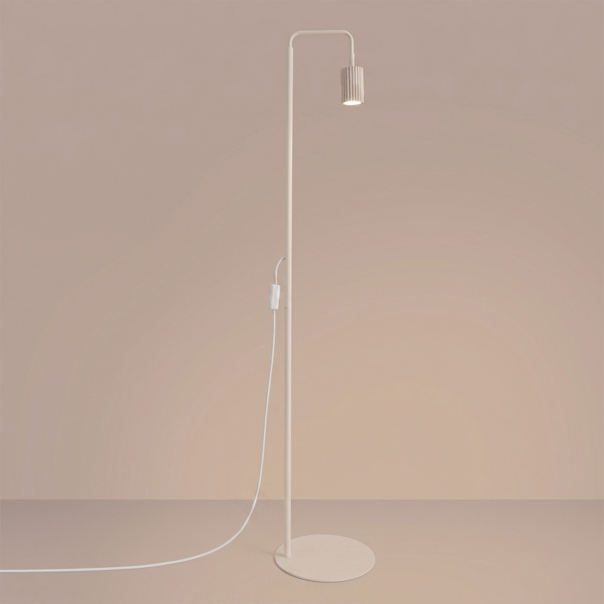 Vloerlamp KARBON 1xGU10/10W/230V crème