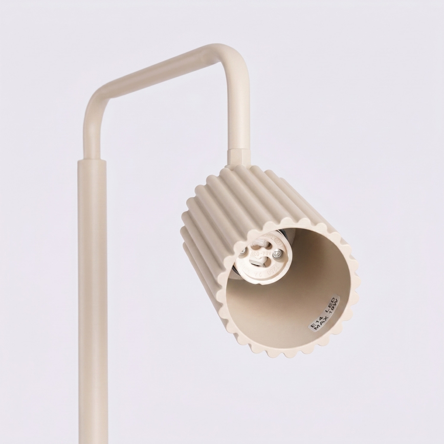 Vloerlamp KARBON 1xGU10/10W/230V crème