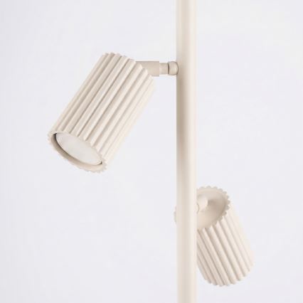 Lampadaire KARBON 3xGU10/10W/230V crème