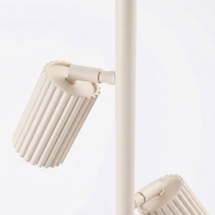 Lampadaire KARBON 3xGU10/10W/230V crème