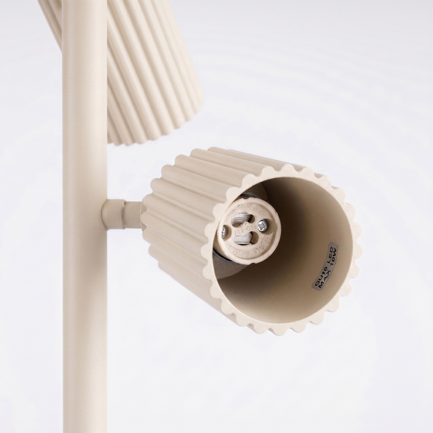 Lampadaire KARBON 3xGU10/10W/230V crème