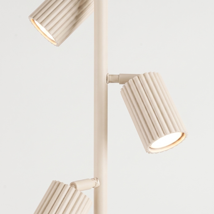 Vloerlamp KARBON 3xGU10/10W/230V crèmekleurig