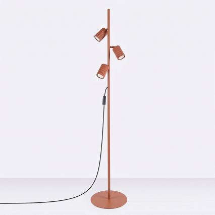 Lampadaire KARBON 3xGU10/10W/230V orange