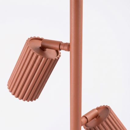 Lampadaire KARBON 3xGU10/10W/230V orange