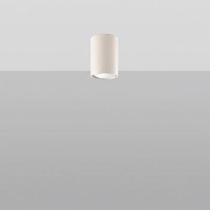 Spot LAGOS 1x GU10/10W/230V, 10 cm, crème