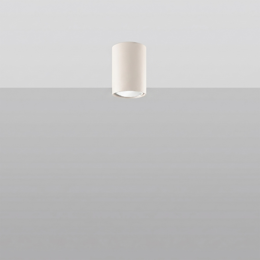 Spot LAGOS 1x GU10/10W/230V, 10 cm, crème