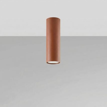 Spotlamp LAGOS 1xGU10/10W/230V 20 cm bruin
