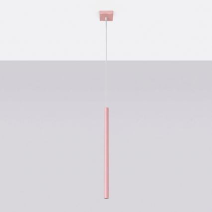 Suspension à câble PASTELO 1xG9/8W/230V rose