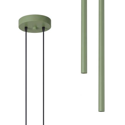 Hanglamp aan kabel PASTELO 2xG9/8W/230V groen