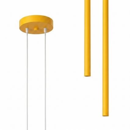 Hanglamp aan kabel PASTELO 2xG9/8W/230V geel