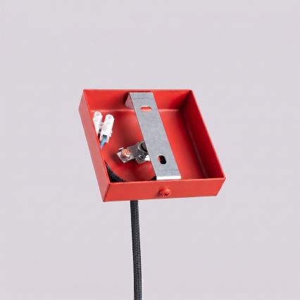Hanglamp aan snoer PASTELO 1xG9/8W/230V rood