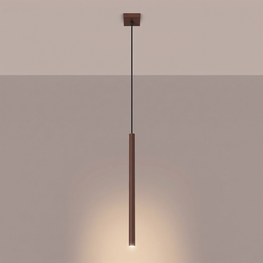 Hanglamp met kabel PASTELO 1x G9/8W/230V bruin