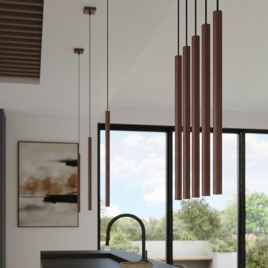 Hanglamp met kabel PASTELO 1x G9/8W/230V bruin