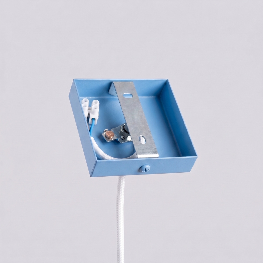Suspension sur câble PASTELO 1xG9/8W/230V bleue