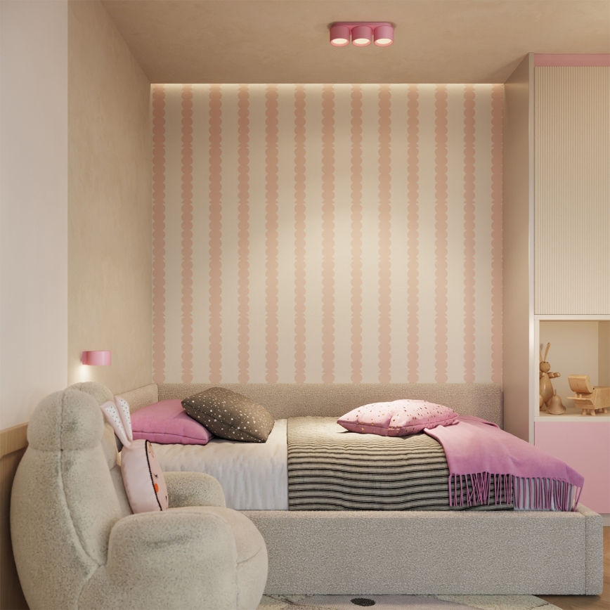Wandlamp MODO 1xGX53/10W/230V roze