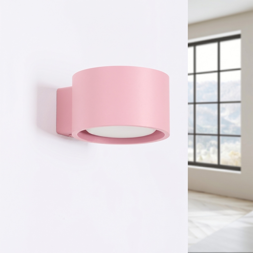 Wandlamp MODO 1xGX53/10W/230V roze