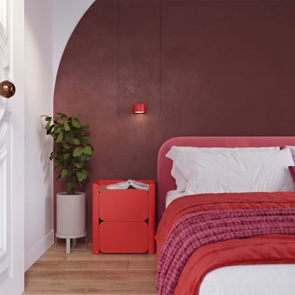 Wandlamp MODO 1xGX53/10W/230V rood