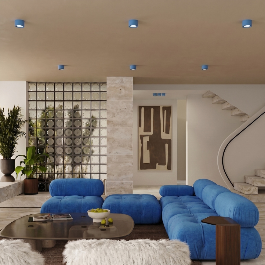 Spotlamp MODO 1xGX53/10W/230V blauw