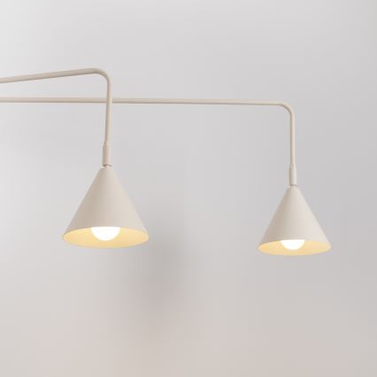 Wandlamp NOX 2xE14/10W/230V crèmekleurig