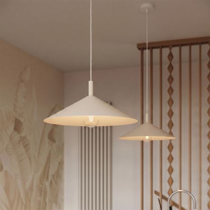 Hanglamp aan kabel NOX 1xE27/15W/230V crème
