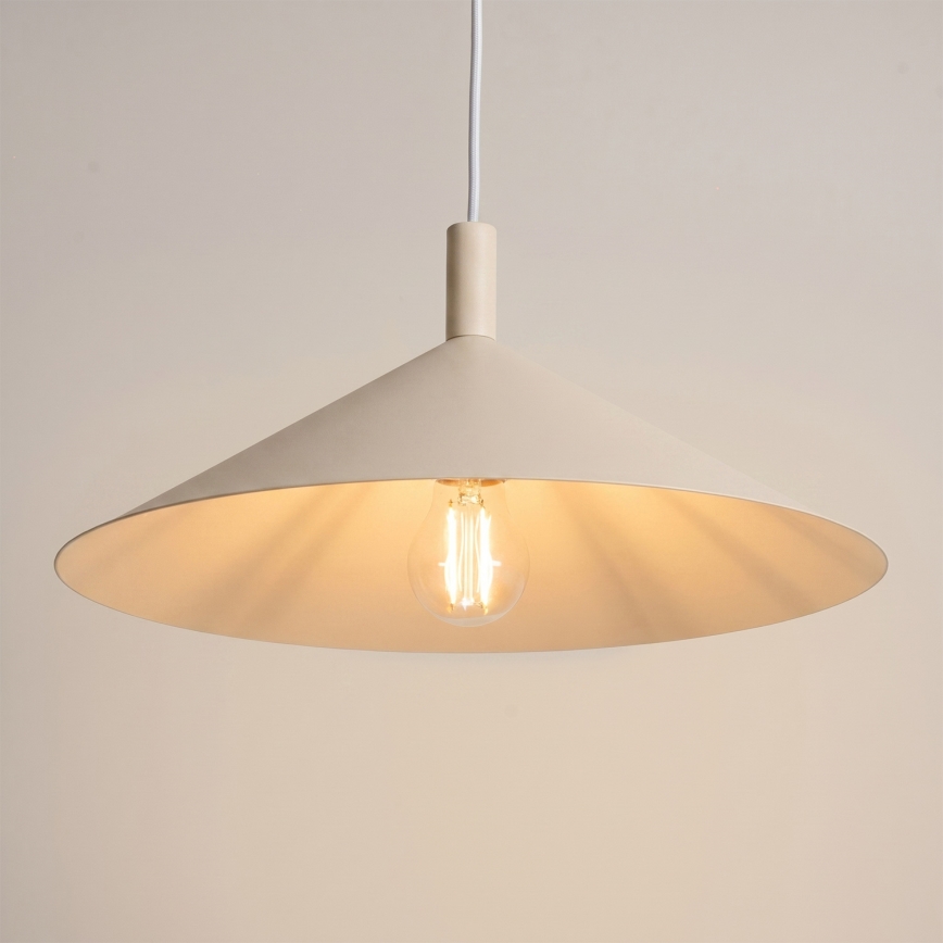 Hanglamp aan kabel NOX 1xE27/15W/230V crème