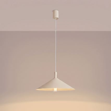 Suspension sur câble NOX 1xE27/15W/230V, crème