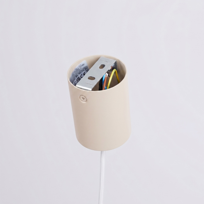 Suspension sur câble NOX 1xE27/15W/230V, crème
