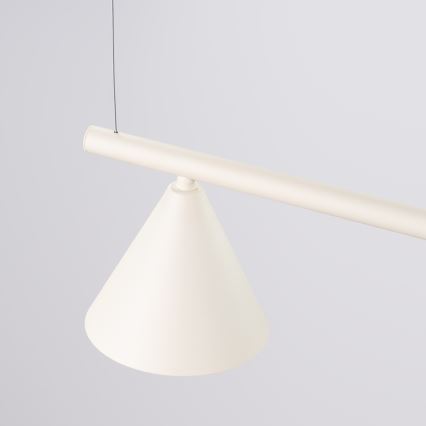Pendellamp met kabel NOX 4xE14/10W/230V crème